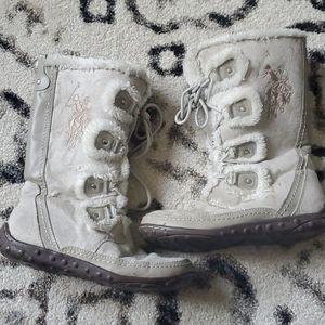 Polo Assn. Fur boots - size 8